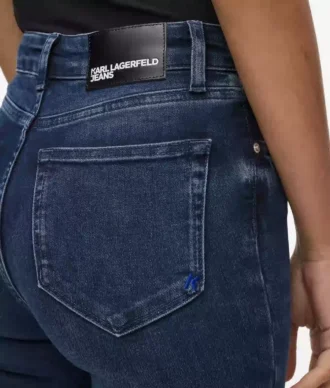 Skinny jeans med høy midje