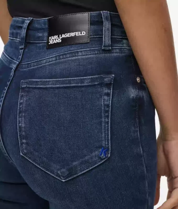 Skinny jeans med høy midje