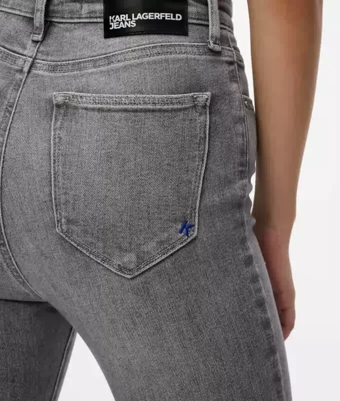 Skinny jeans med høy midje