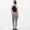 Skinny jeans med høy midje