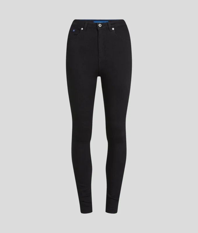 SKINNY JEANS MED HØY MIDJE