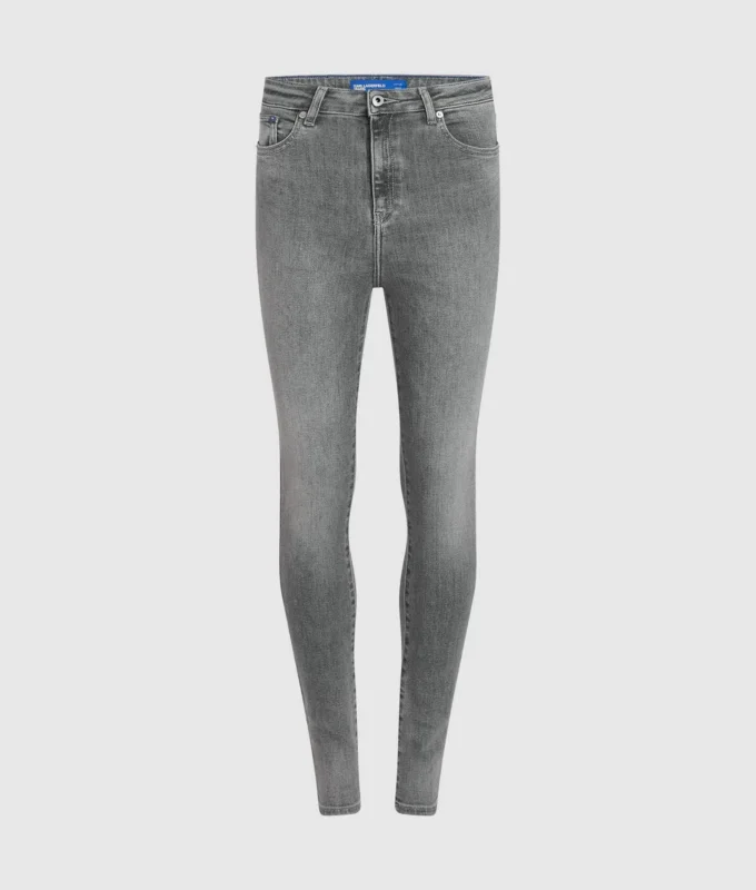 Skinny jeans med høy midje