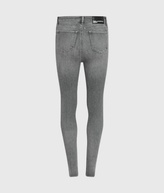 Skinny jeans med høy midje