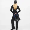 Skulderveske i nylon med snor