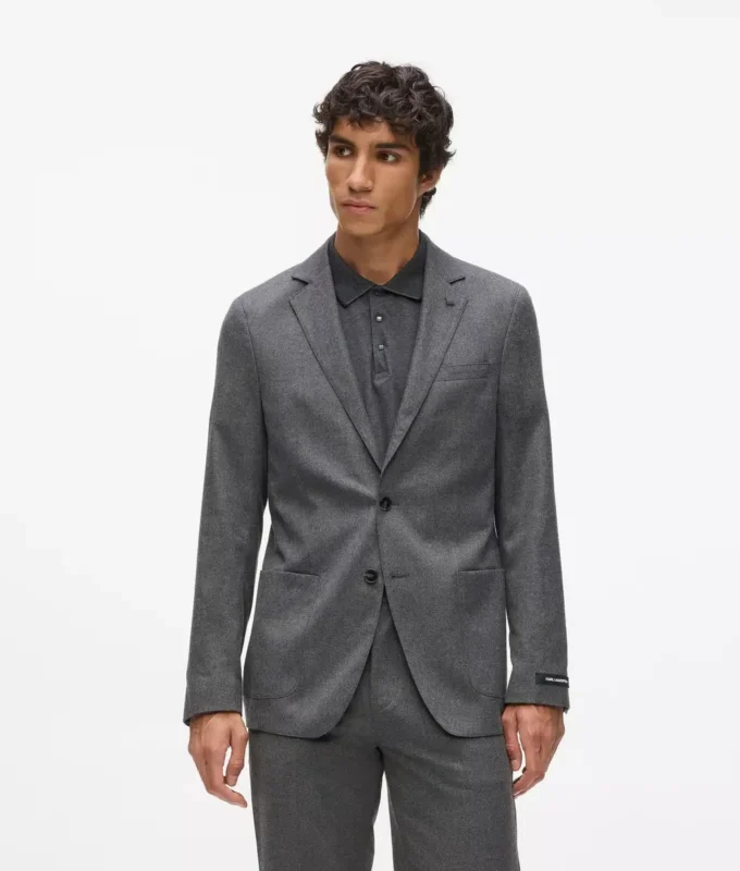 Slim-fit skreddersydd jakke