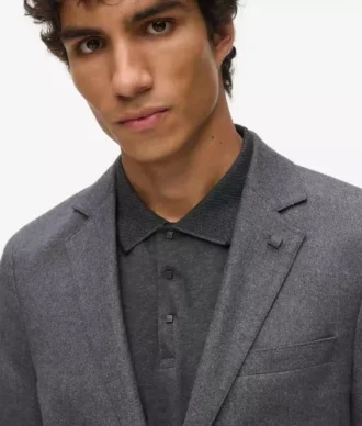 Slim-fit skreddersydd jakke