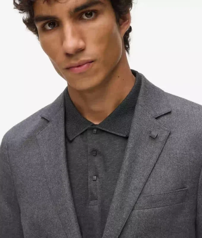 Slim-fit skreddersydd jakke