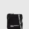 Smal crossbody-veske med logo