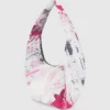 Stor hobo-veske med malerprint