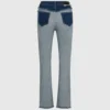 Strake jeans med innsiden ut