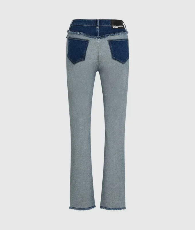 Strake jeans med innsiden ut