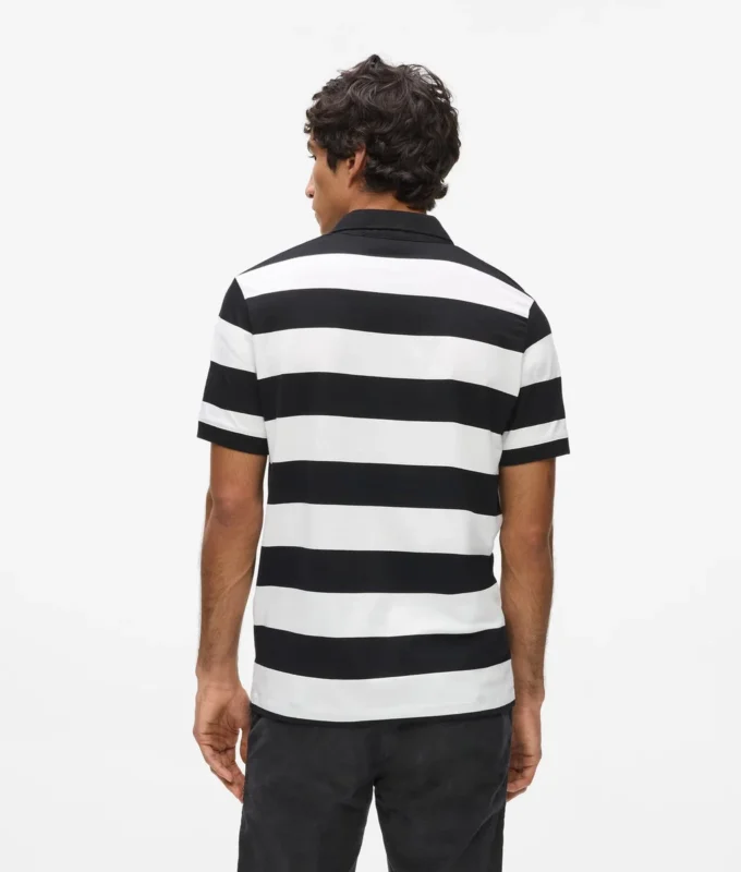 Stripet poloskjorte