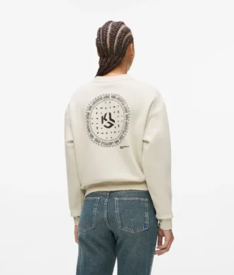 Sweatshirt med bandana-logo