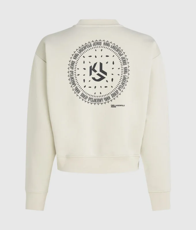 Sweatshirt med bandana-logo