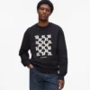 Sweatshirt med grafisk monogram