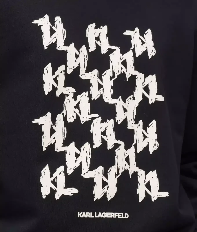 Sweatshirt med grafisk monogram
