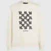 Sweatshirt med grafisk monogram