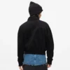 Sweatshirt med halv glidelås