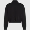 Sweatshirt med halv glidelås