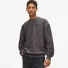 Sweatshirt med innsiden ut
