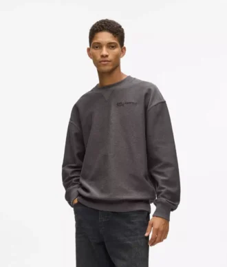 Sweatshirt med innsiden ut