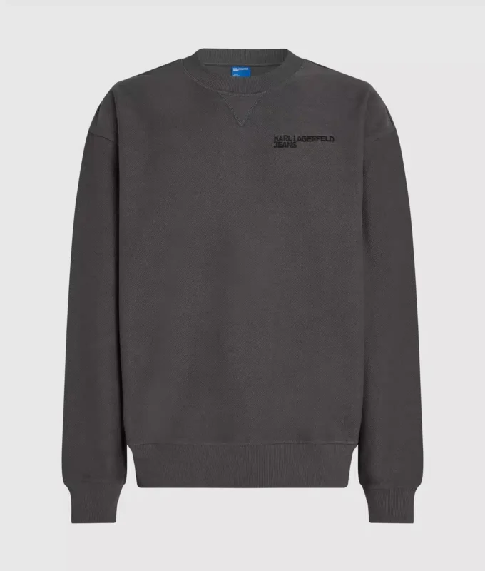Sweatshirt med innsiden ut