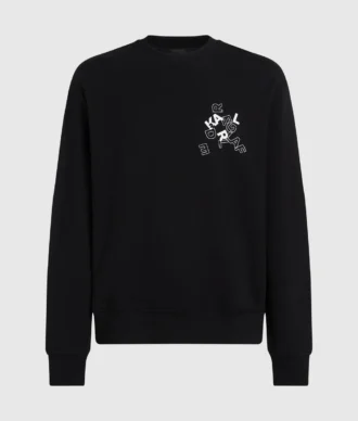 Sweatshirt med logo