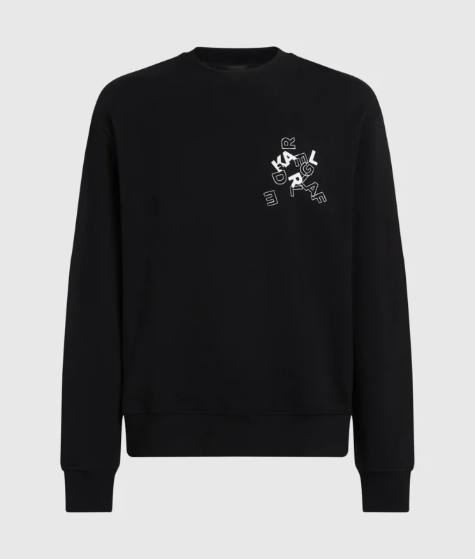 Sweatshirt med logo