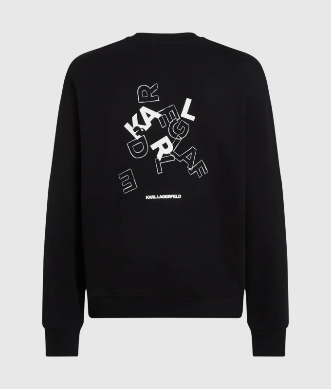 Sweatshirt med logo