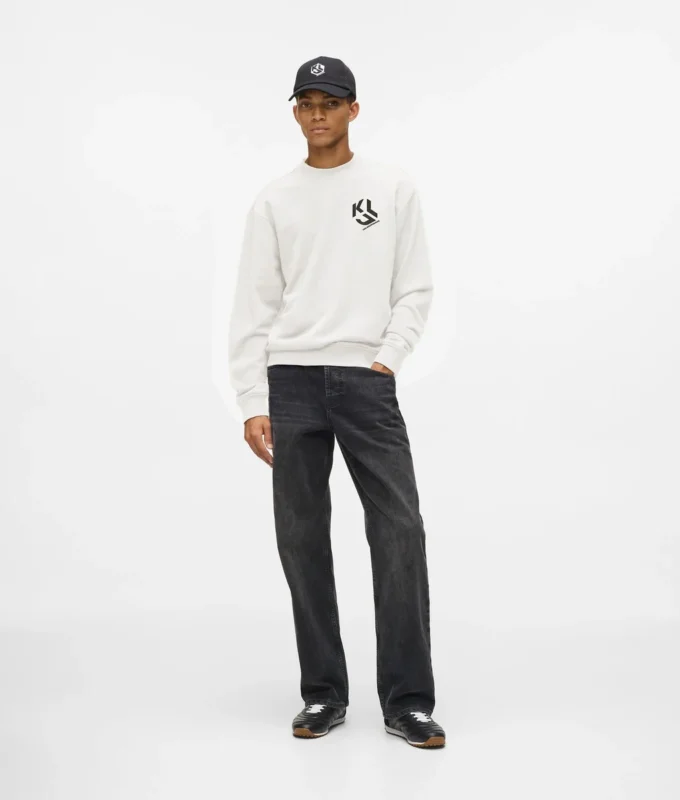 Sweatshirt med monogrammer