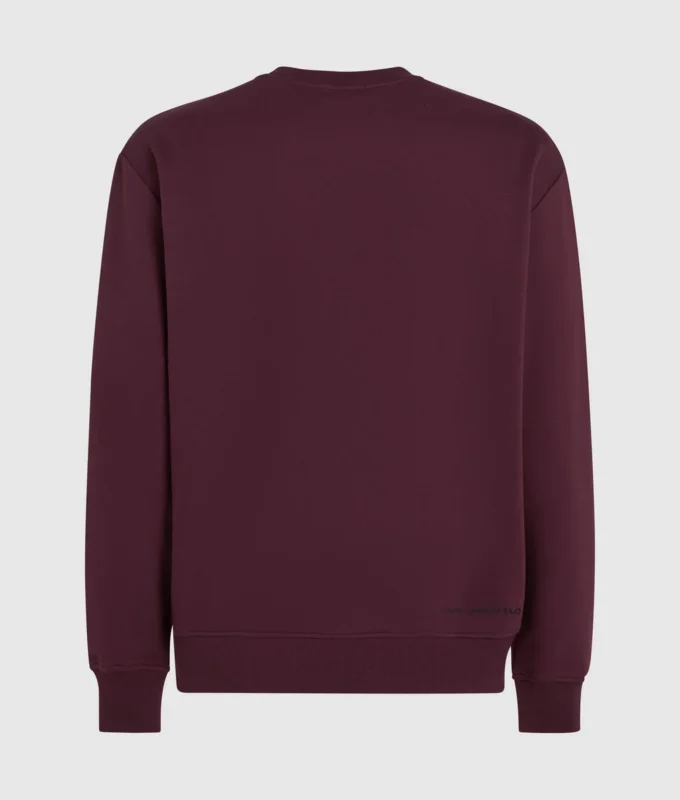 Sweatshirt med paljettmonogram