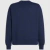 Sweatshirt med preget monogram