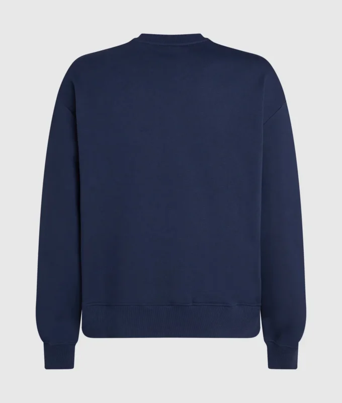 Sweatshirt med preget monogram
