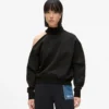 Sweatshirt med utskjæring
