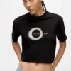 T-skjorte med firkantet eclipse-logo