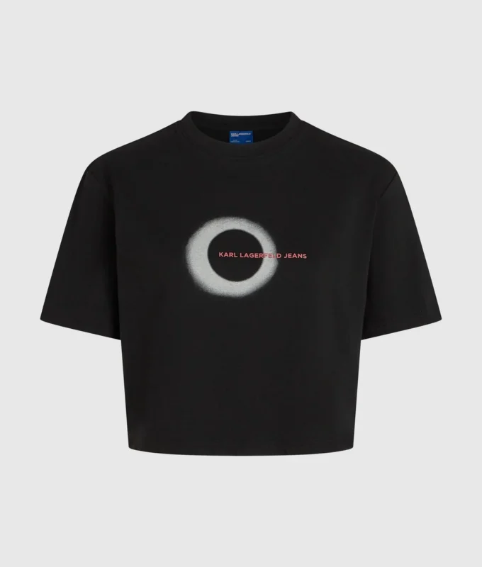 T-skjorte med firkantet eclipse-logo