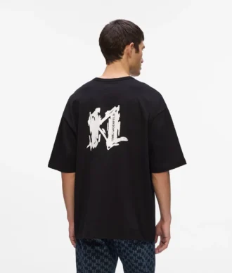 T-skjorte med grafisk monogram
