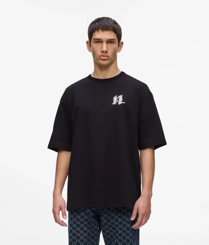 T-skjorte med grafisk monogram