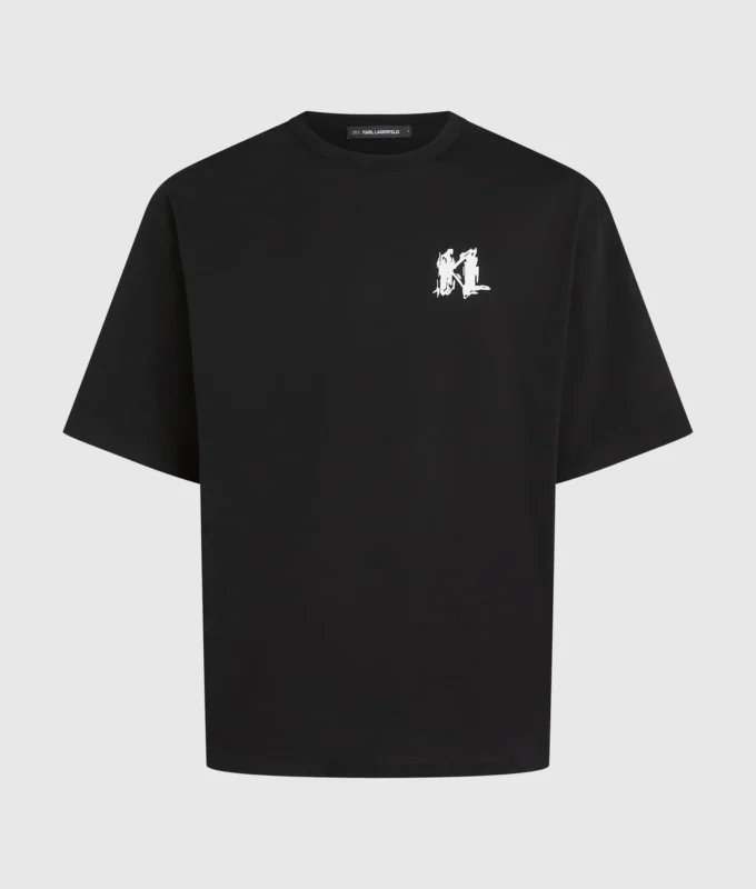 T-skjorte med grafisk monogram