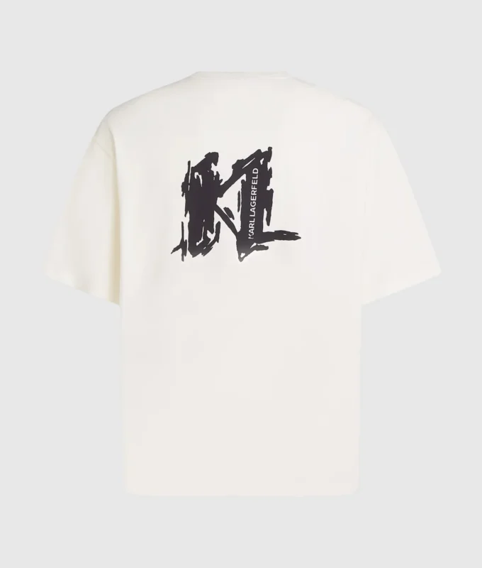 T-skjorte med grafisk monogram
