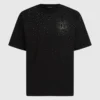 T-skjorte med monogram i rhinestones