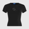 T-skjorte med monogram og nitter