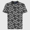 T-skjorte med monogram over hele