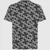 T-skjorte med monogram over hele