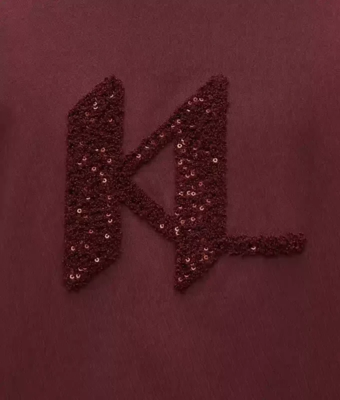 T-skjorte med paljettmonogram