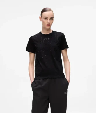 T-skjorte med rhinestones