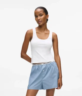 Tank-top og shorts pyjamasett