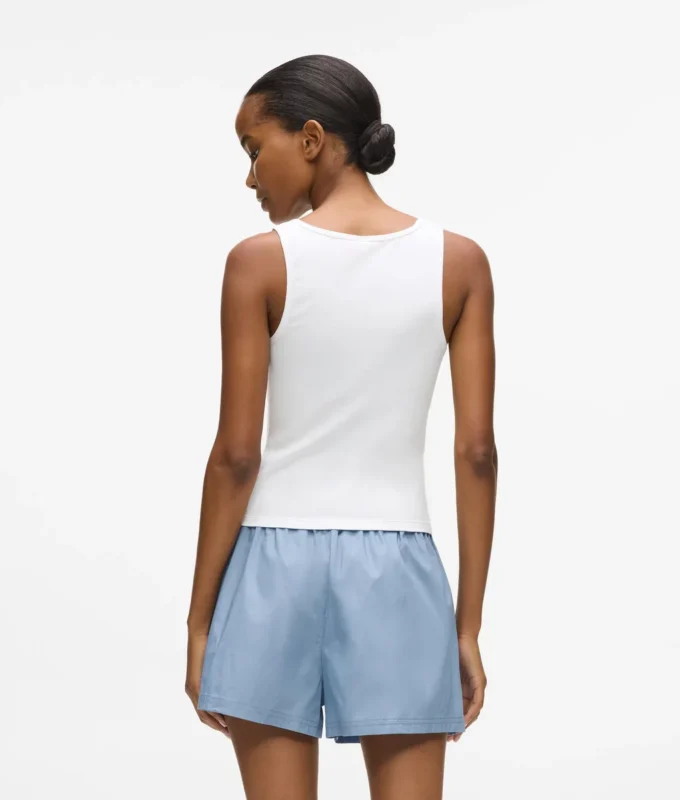 Tank-top og shorts pyjamasett