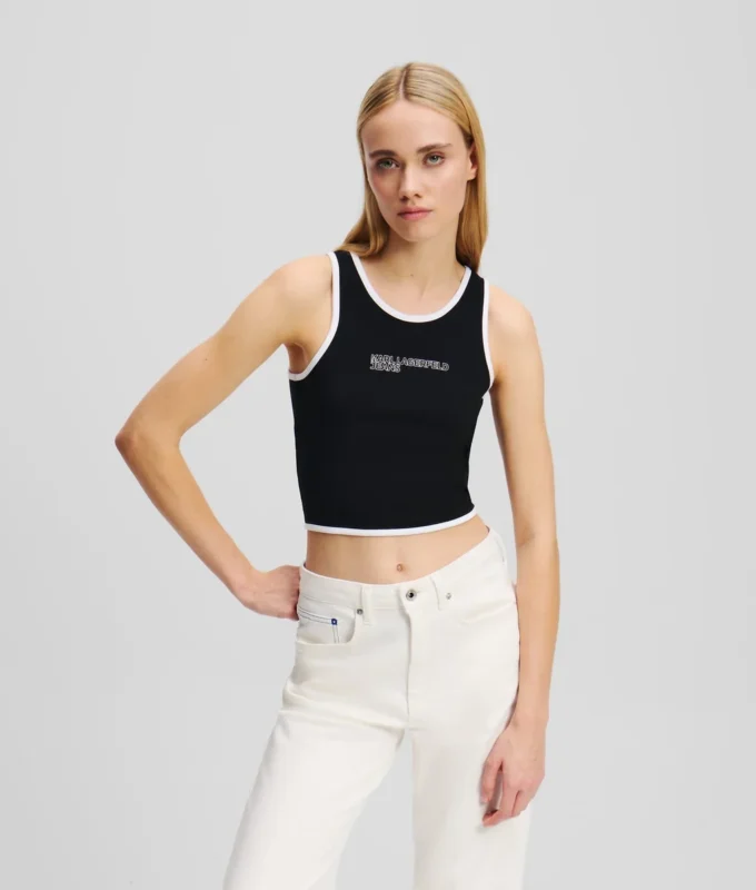TANKTOPP MED PIPINGDETALJER