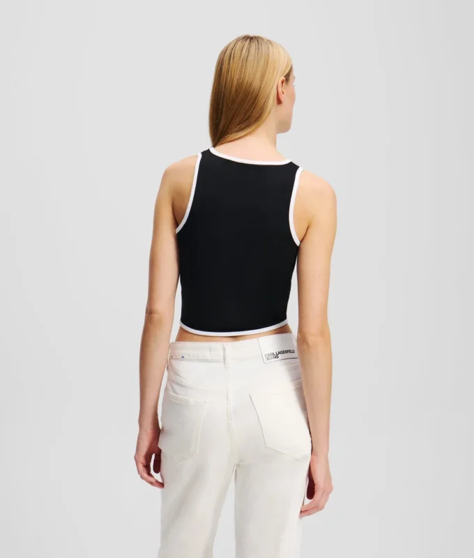 TANKTOPP MED PIPINGDETALJER